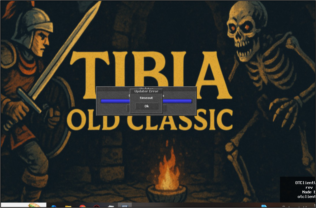 Erro A Timeout Occurred